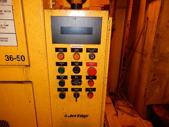 Used JET EDGE ULTRA HIGH PRESSURE INTENSIFIER PUMP
