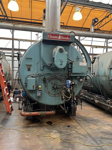 Used 1966 Cleaver Brooks CB 428-500 500 HP 150 PSI Steam Boiler