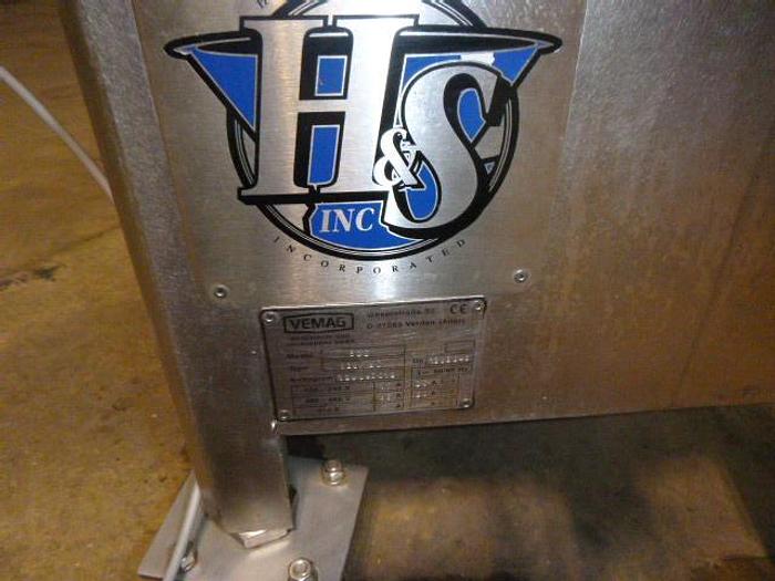Used Vemag 500B Vacuum Stuffer with PC 878 Controls & Guillotine ; Type 128/90