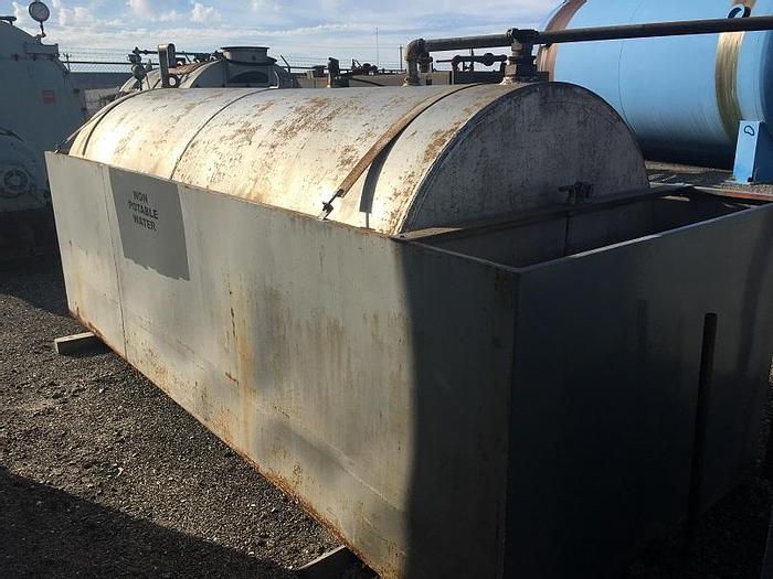 Used Used approximately 1800 gallon carbon steel horizontal storage tank(SOLD)
