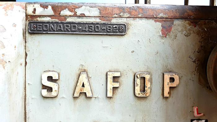 Used Safop Leonard-430-820 Lathe Machine