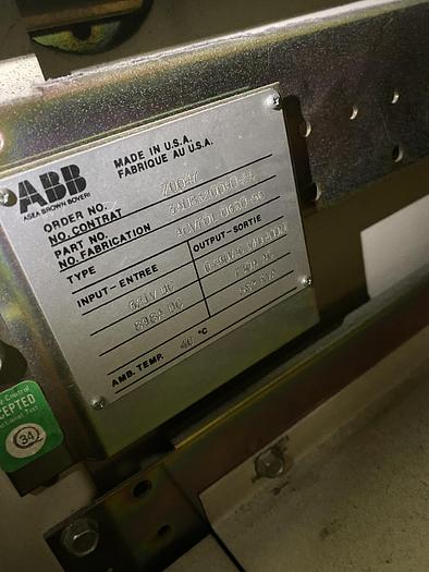 Used ABB DRIVE SECTION