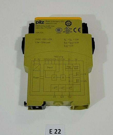 Used *PREOWNED* Pilz PNOZ E3.1P 24VDC 2SO Safety Relay Gate Monitor 774139 + Warranty