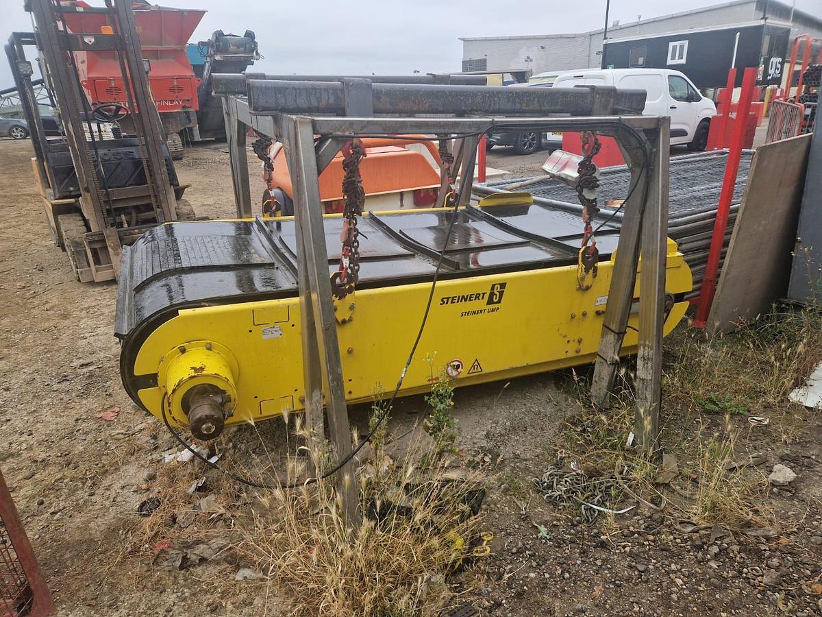 Used Steinert Overband Magnet Hydraulic Drive