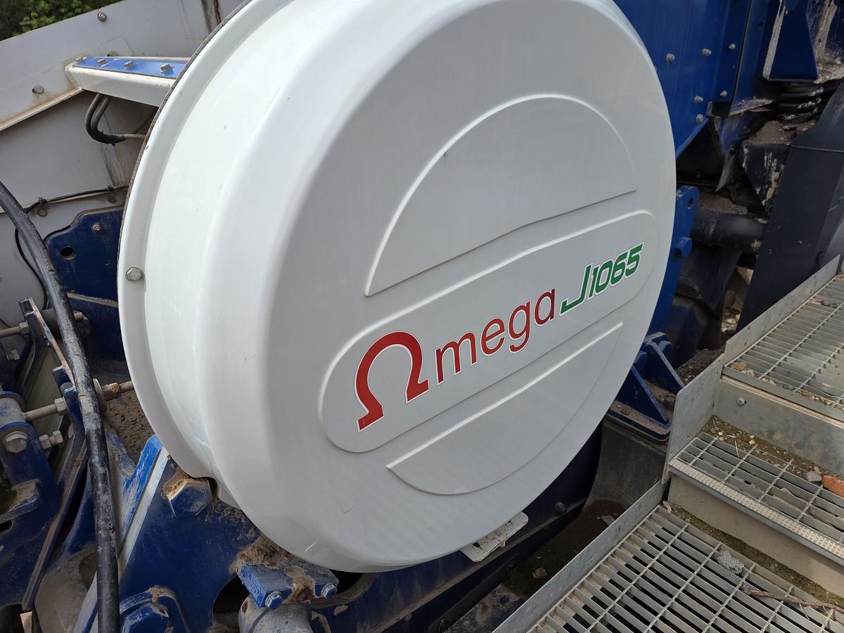 Used Omega J1065S Semi Mobile Jaw Crusher