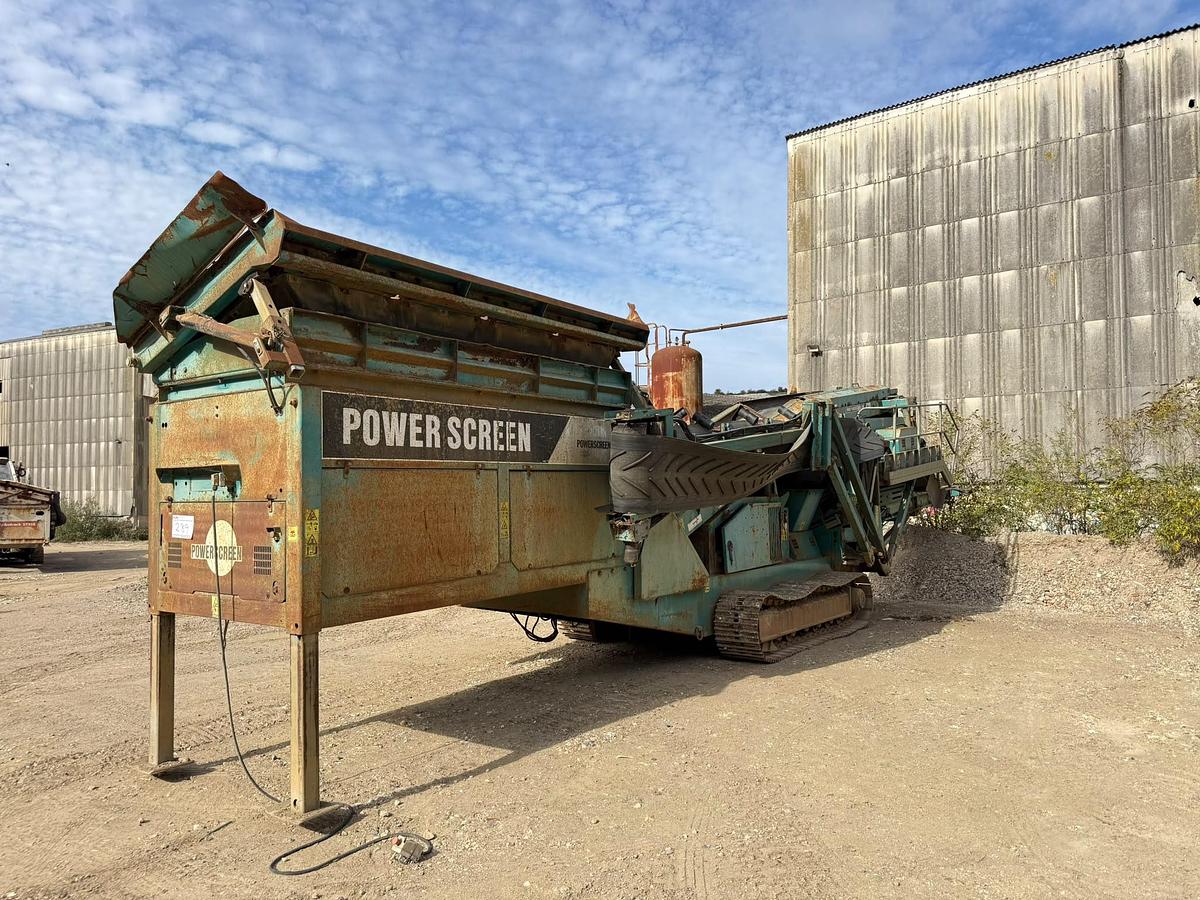 Used 2007 Powerscreen Chieftain 1400 Tracked Screening Plant