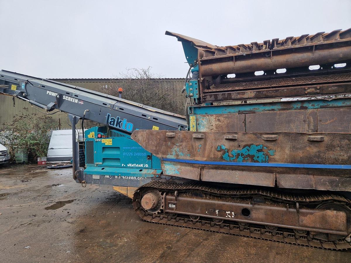 Used Used Powerscreen Powertrack 750 Tracked Scalping Screener Year 2017