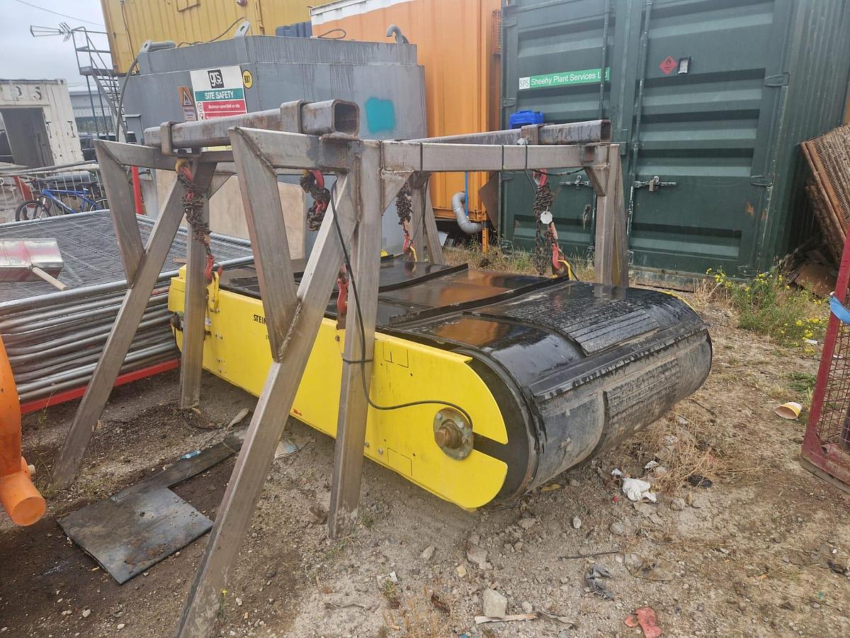 Used Steinert Overband Magnet Hydraulic Drive