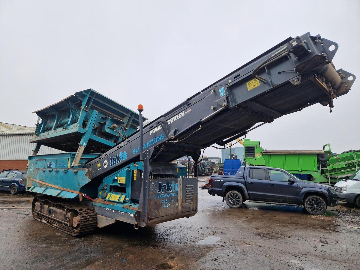 Used Used Powerscreen Powertrack 750 Tracked Scalping Screener Year 2017