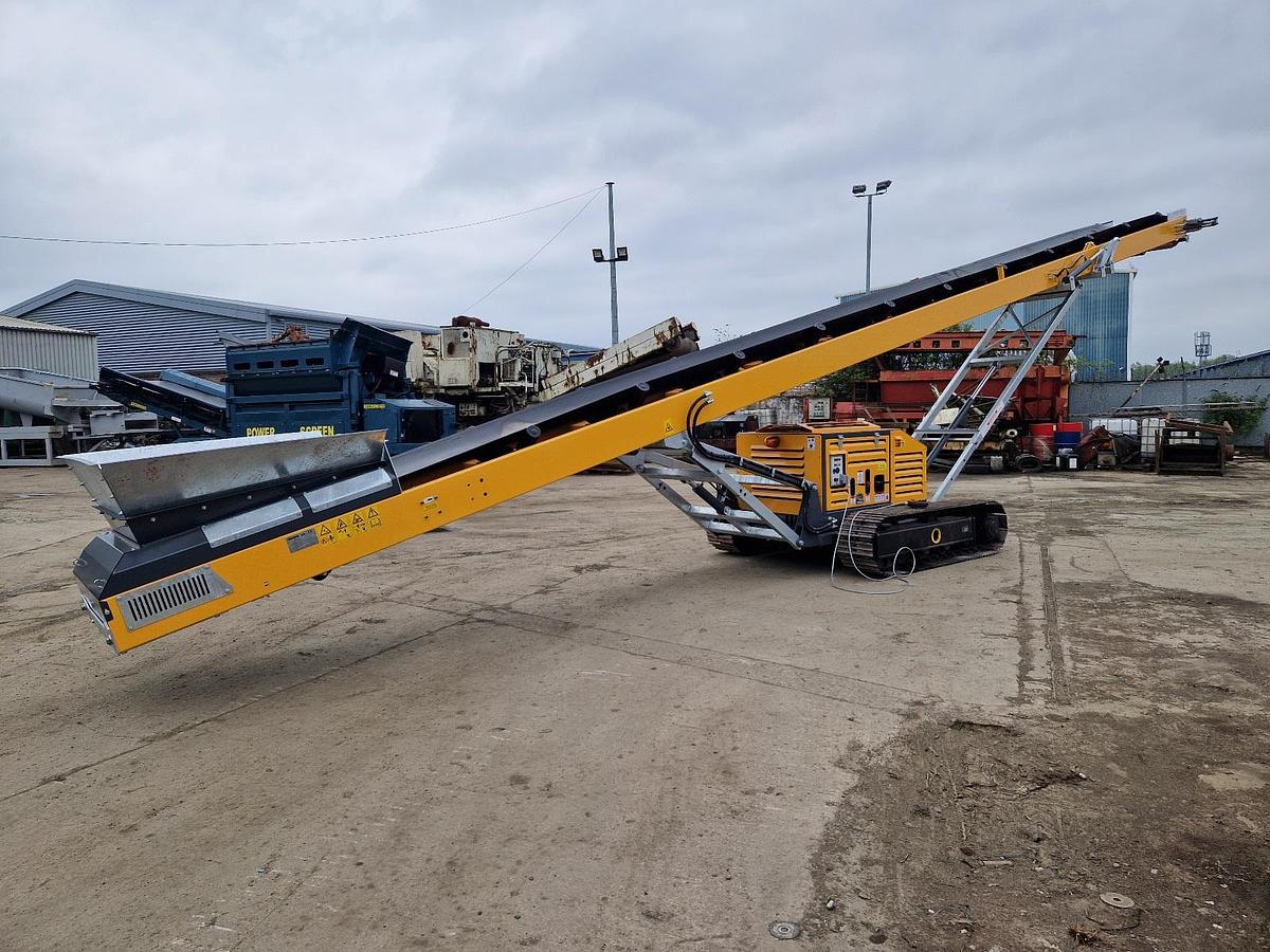 Used Metberg T5036 Tracked Stockpiling Conveyor