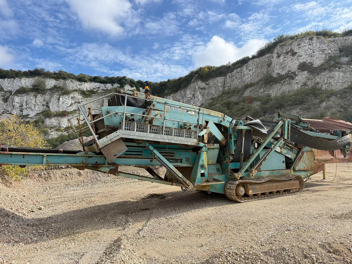Used 2007 Powerscreen Chieftain 1400 Tracked Screening Plant