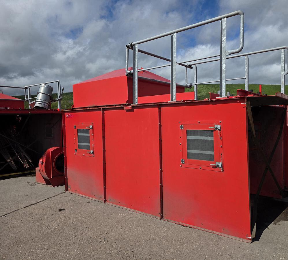 Used 2014 BRT Hartner BBS16 Curved Belt Air Separator Windsifter