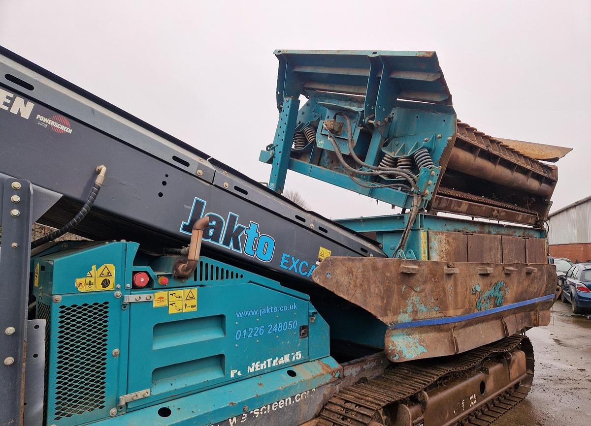 Used Used Powerscreen Powertrack 750 Tracked Scalping Screener Year 2017
