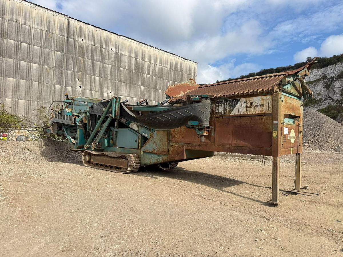 Used 2007 Powerscreen Chieftain 1400 Tracked Screening Plant