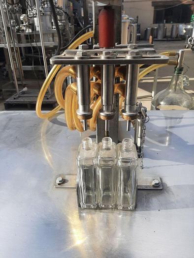 Used Filler, Vacuum, 3-Head, S/st, Inline, 3 Ounces #S744552