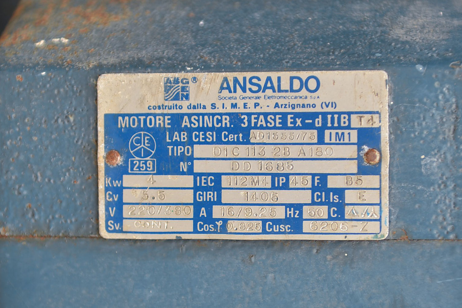 Usato Centrifuga a cestello Ebanitata