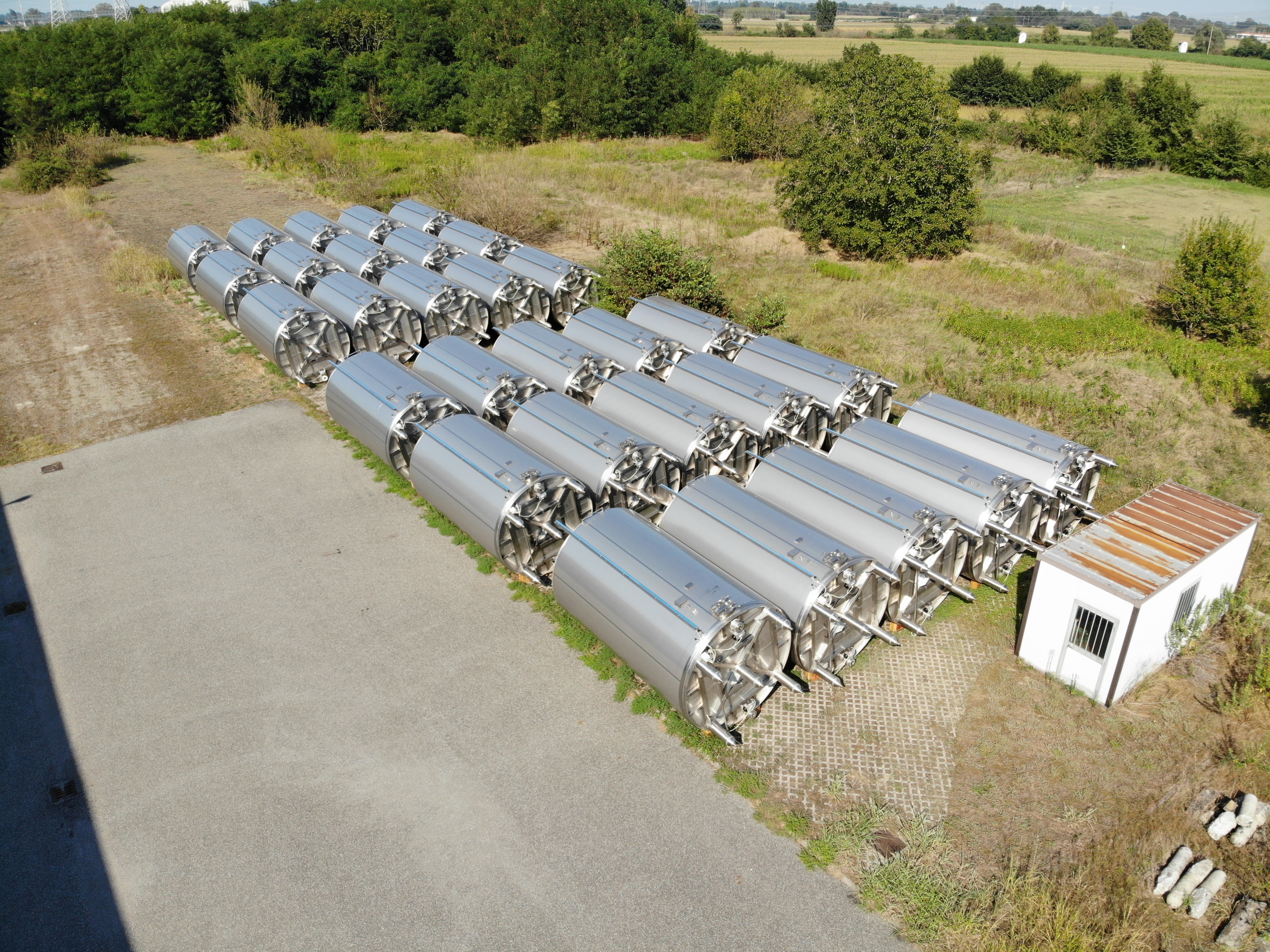 Usato Serbatoio da 35 m3 in acciaio inox AISI304 (oltre 30 disponibili)