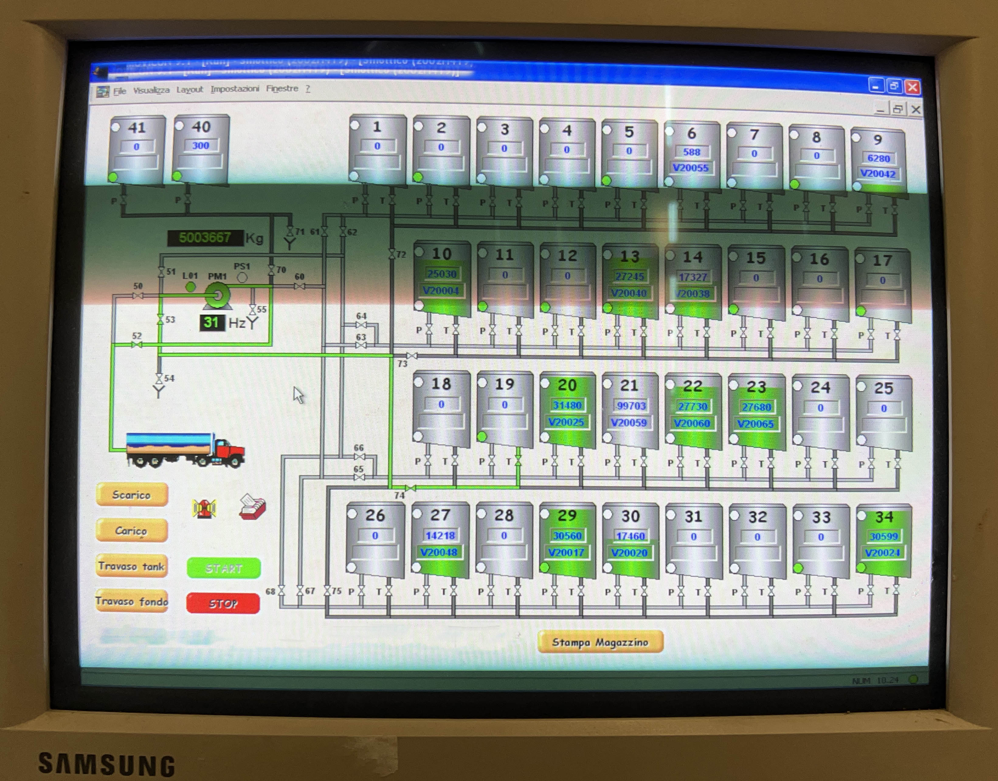 Usato Sistema di pompaggio - trasferimento liquidi ex olio oliva
