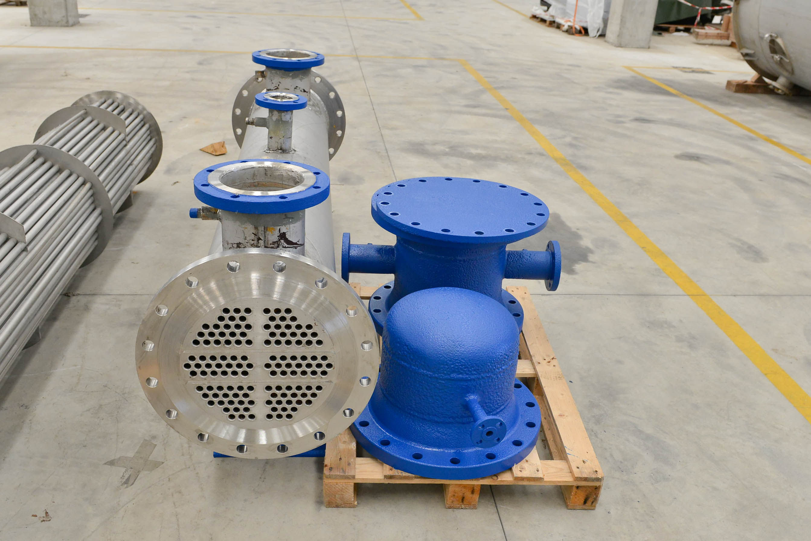 Ricondizionato Scambiatore di calore a fascio tubeiro da 18 metri quadrati