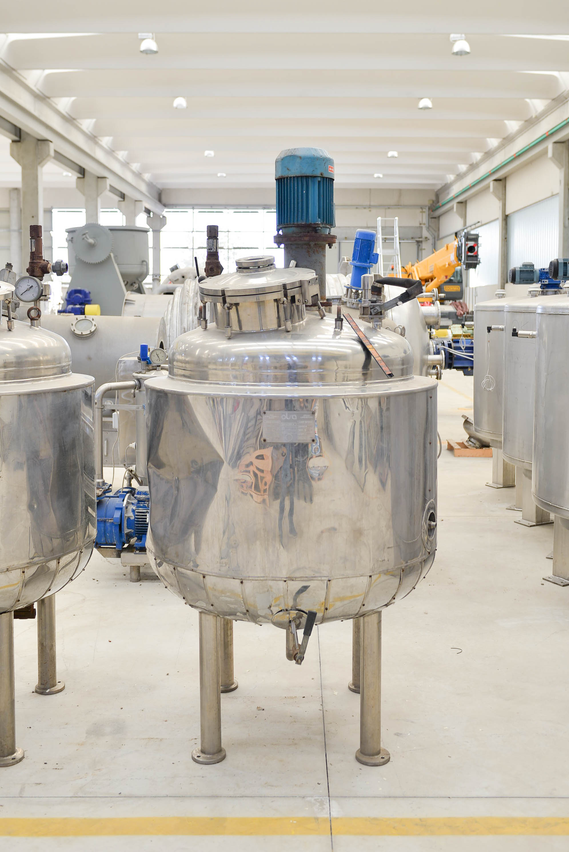 Usato Recipiente agitato da 700 litri con camicia