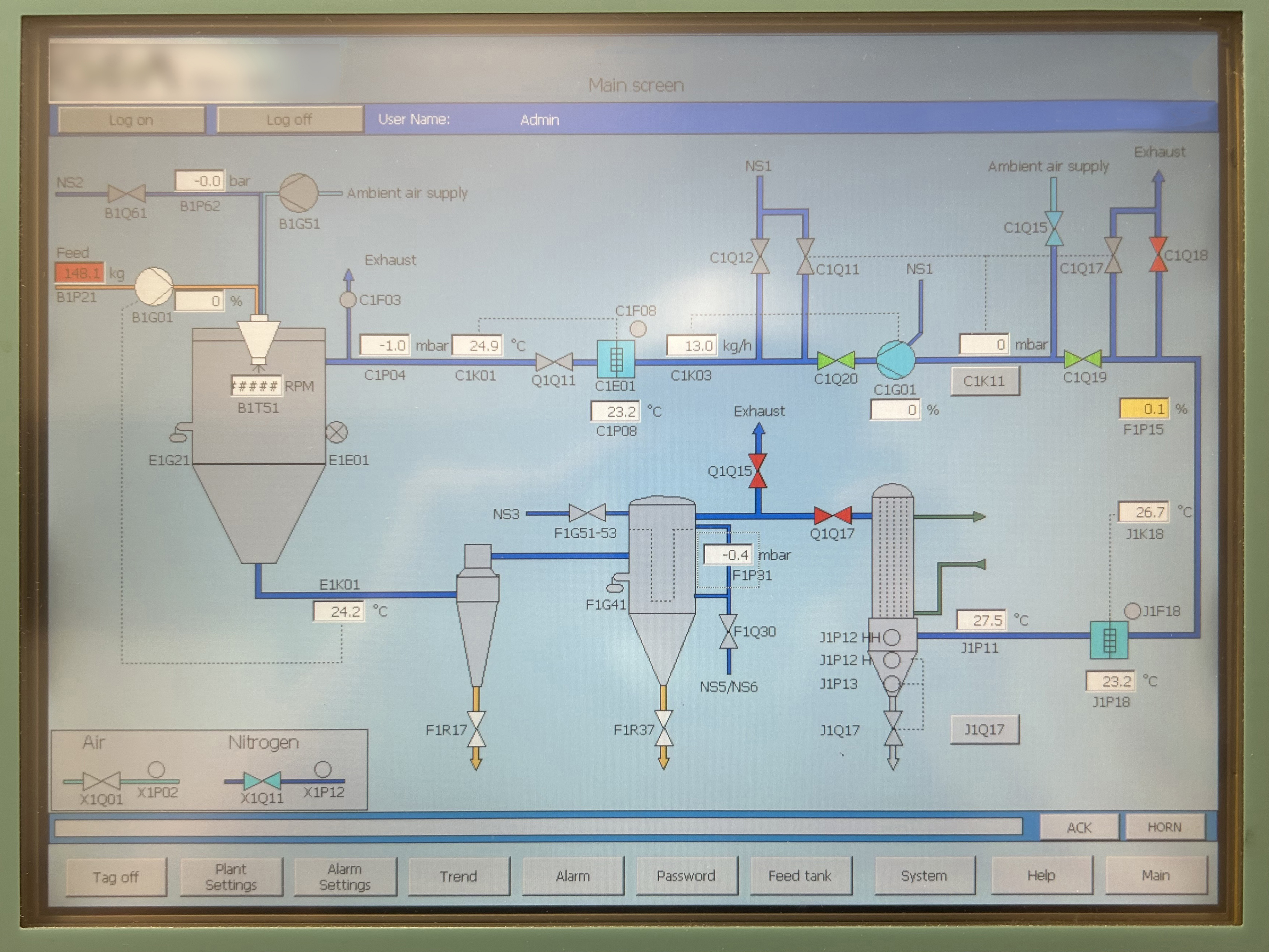 Usato Impianto atomizzazione GEA 10kg/h ATEX