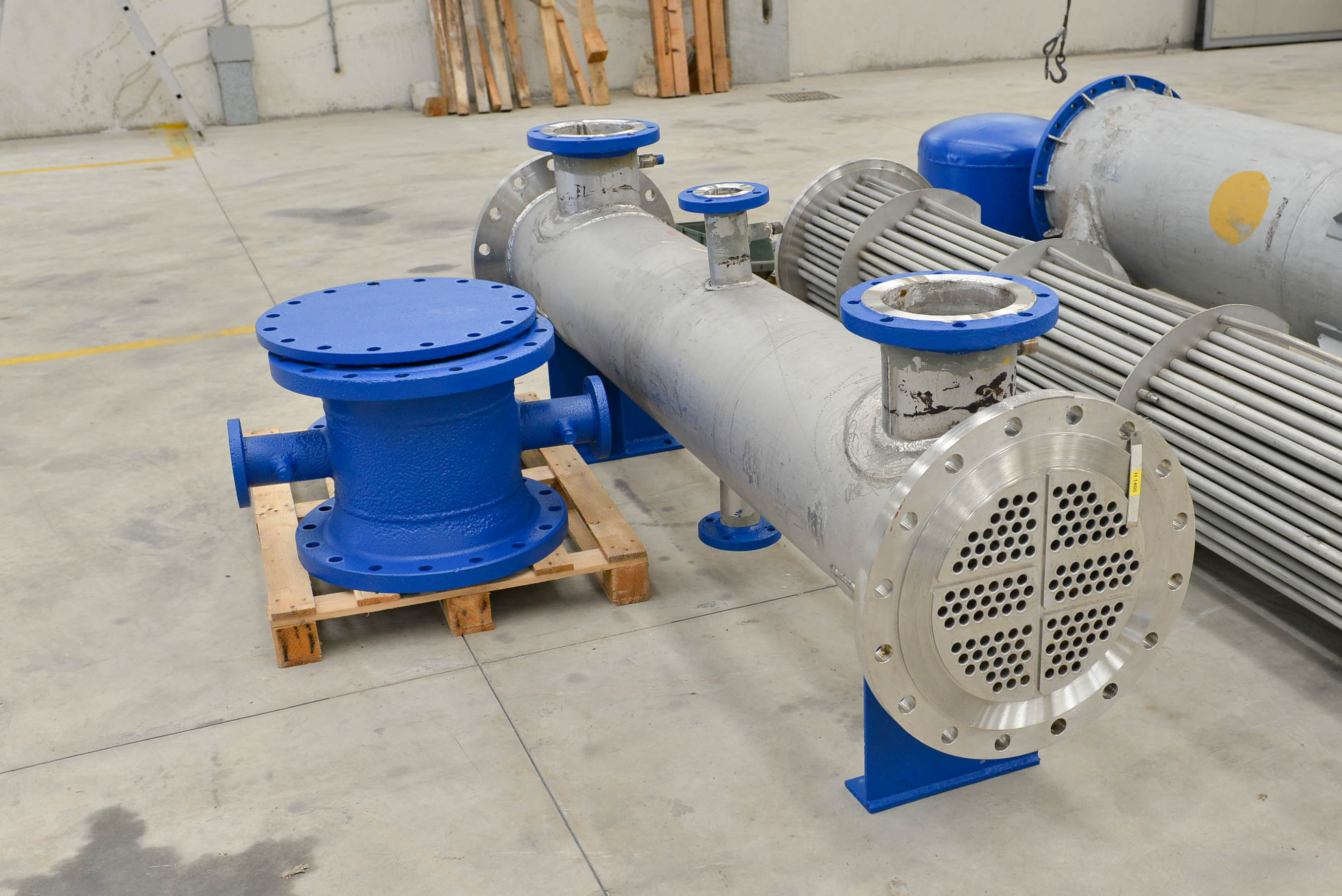 Ricondizionato Scambiatore di calore a fascio tubeiro da 18 metri quadrati