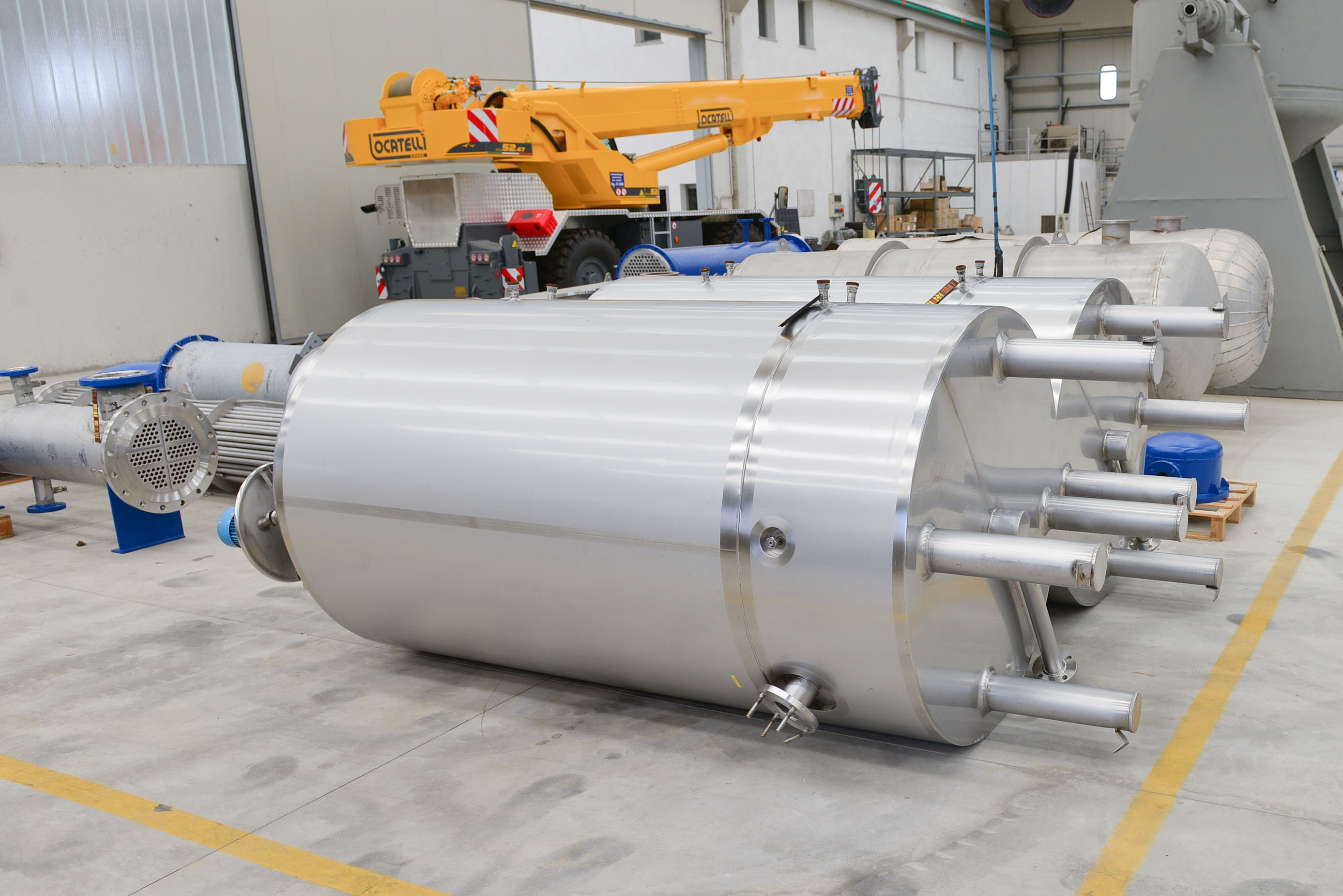 Usato Recipiente agitato incamiciato da 2.200 litri