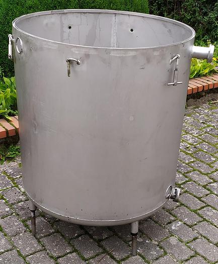 Used Zbiornik magazynowy otwarty - nierdzewny