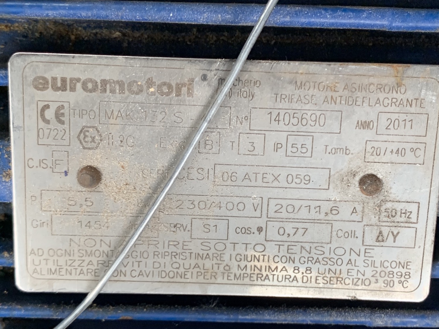 Used 2010 COPRINOX AE1000