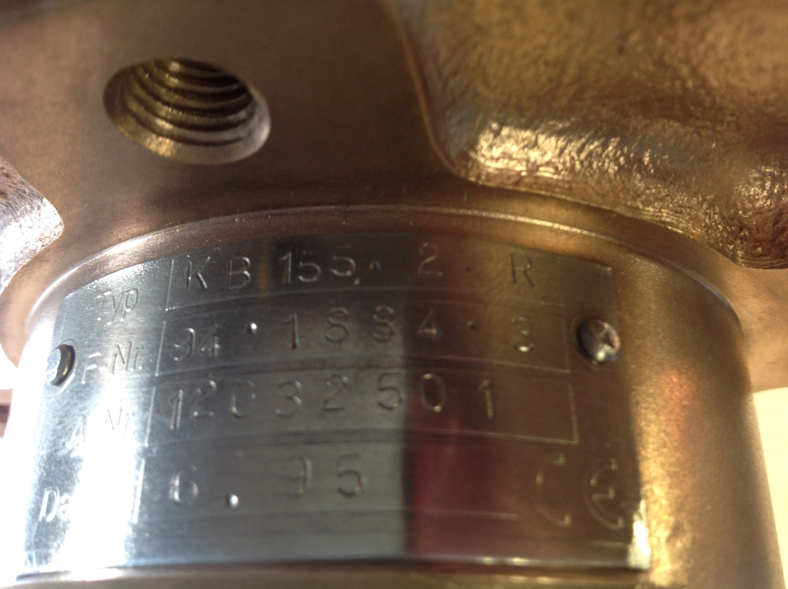 Used 1972 STEIMEL WATERPUMP KB 155-2R