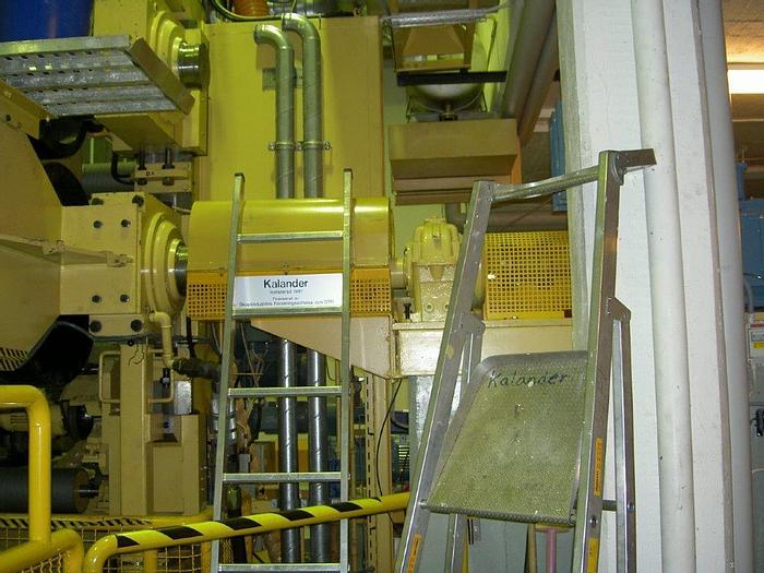 Used 13.75" KLEINEWEFERS LAB SOFT CALENDER STACK