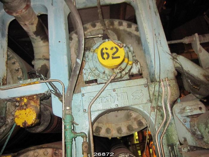 Used Sandy Hill  Complete Dryer Section, 62 Dryers, 48" Diameter. 48X150" Face. Rated For 75 Psi. 1250 Fpm #26872