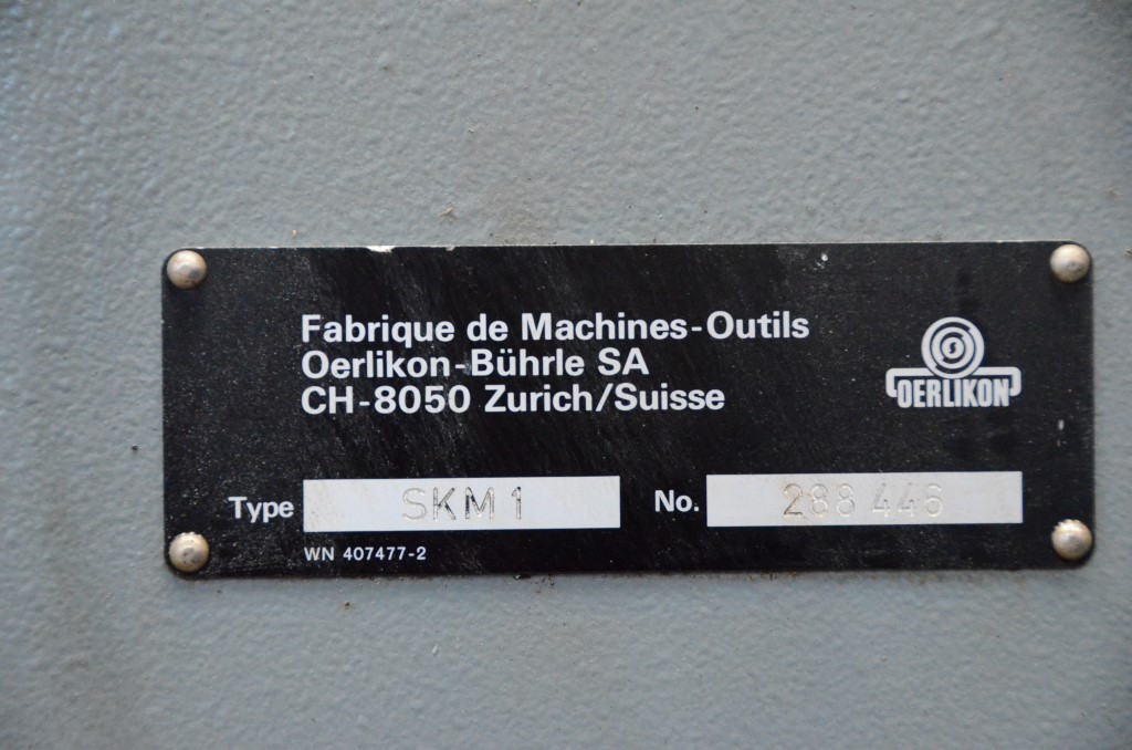 Usado 1979 OERLIKON SKM 1 Talladoras de grupos conicos #7151