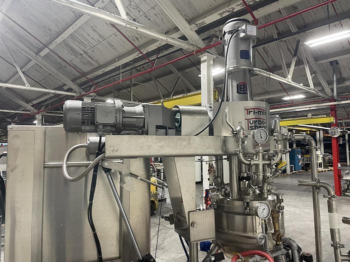 Used 20 LITER LEE TRI-MIX TURBO SHEAR KETTLE - S/S - VACUUM - JACKETED