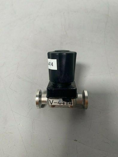 Used Crane-Saunders 4-76456-1-1 .5" 316L Stainless Steel Diaphragm Valve