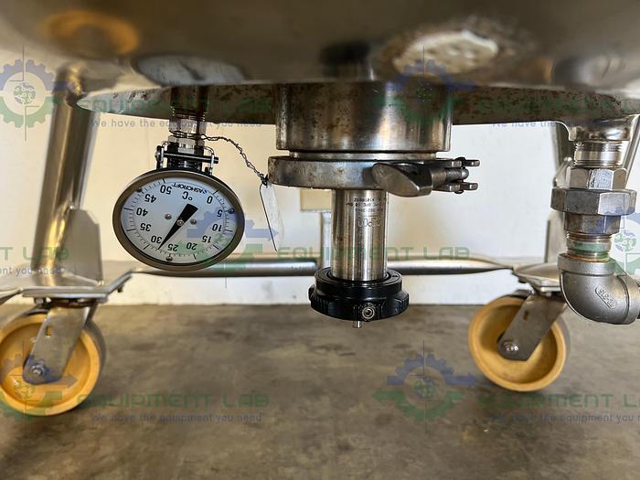 Used DCI  200 Liter Stainless Steel Jacketed Mixing Tank w/ PharMix Agitator