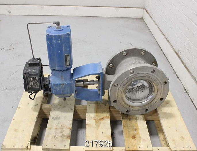 Used Neles Jamesbury R21CA08CCJOV 8" V-Ball Control Valve #31792