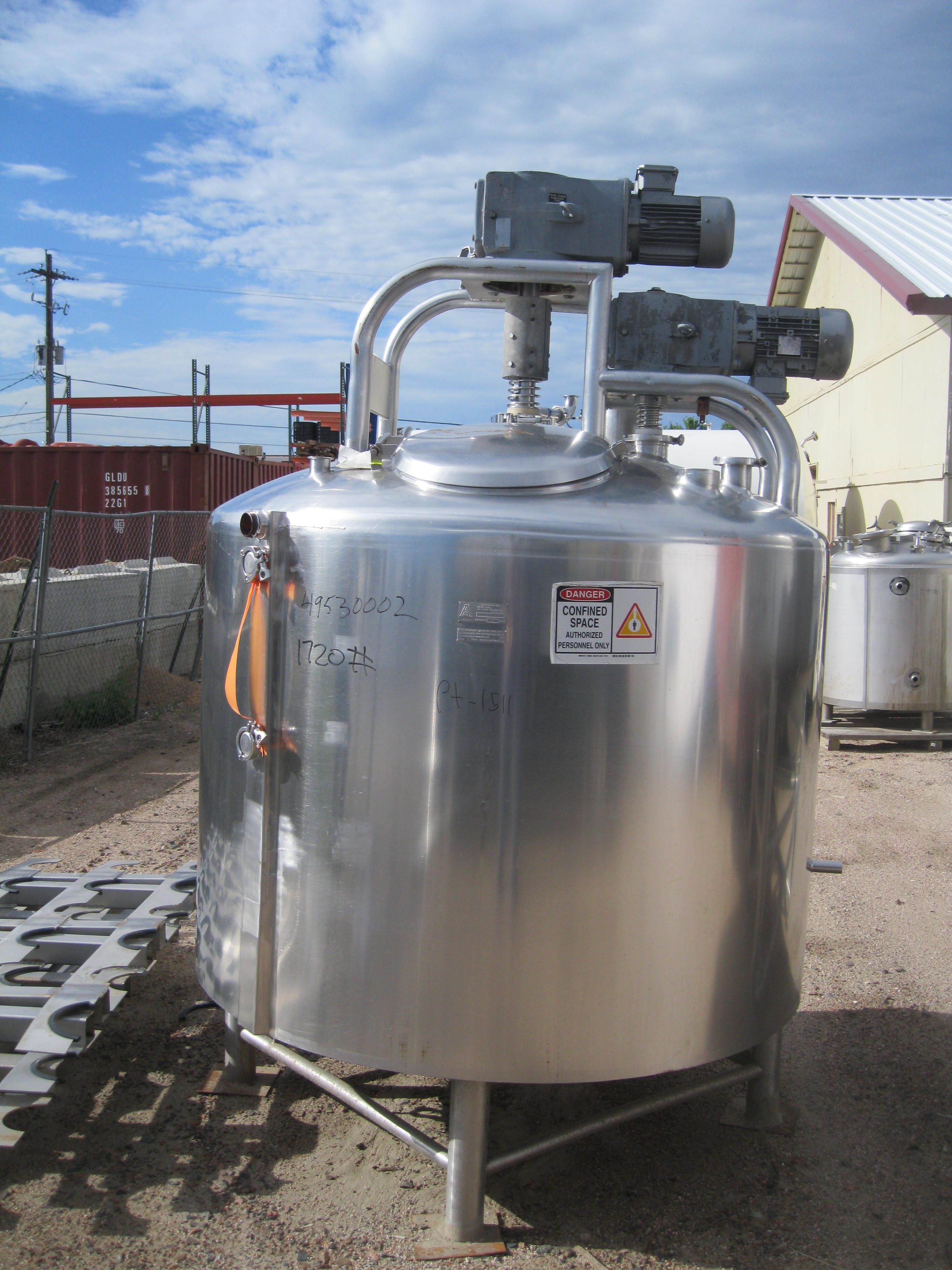 Usado 500 GALLON PROCESSOR TANK