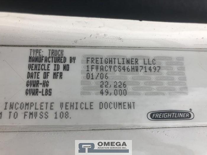 Used Unit #: 17450 - 2006 Freightliner chassis, Manufactured by DTS.