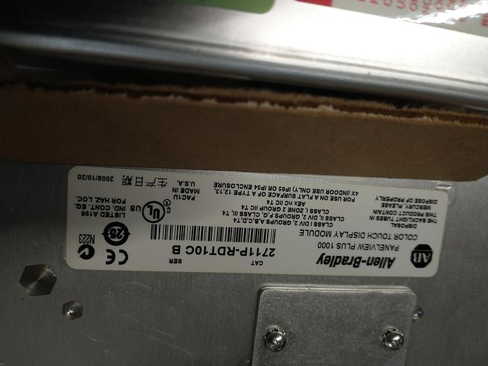 Used Allen Bradley Panelview Plus 1000 Tested 2711P-RP6 G 2711P-RDT10C GH101