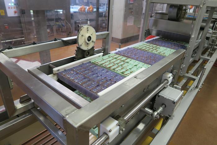 Used Aasted Frozen Cone Chocolate Moulding Line
