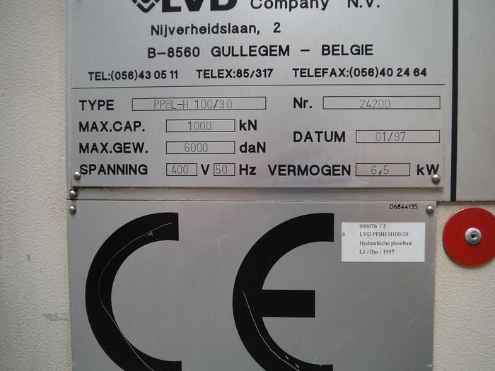 Gebruikt PLOOIBANK LVD PPBL - H100/30