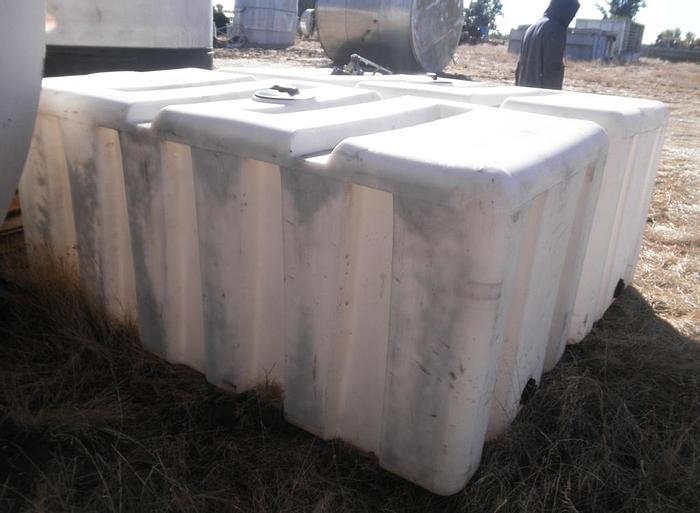 Used Tank, 750 Gallon, PET, 46" x 96" x 40", Rect., Horiz., #S741491
