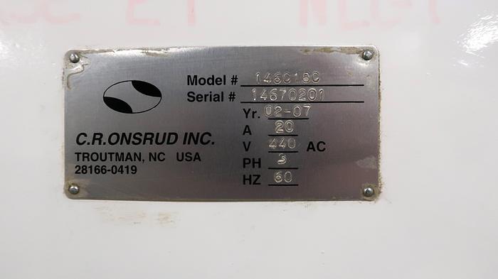 Used 2007 C.R Onsrud 146C18CD