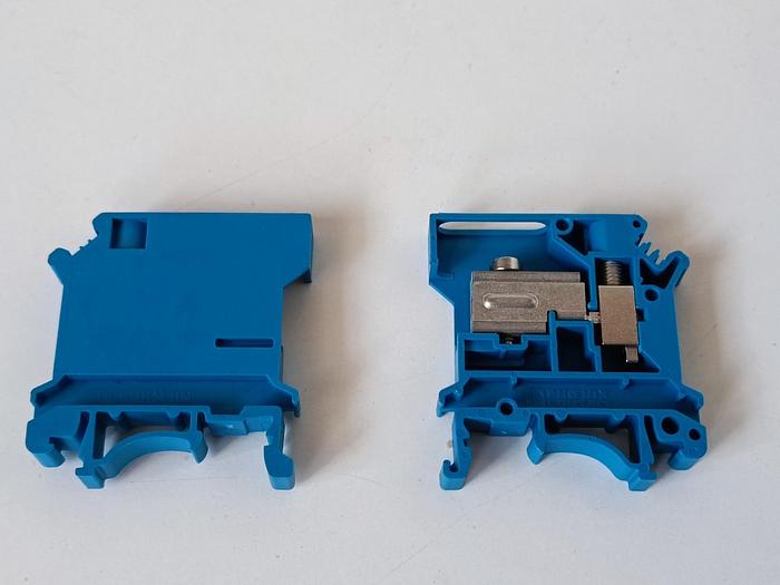 59 Stück Nullleiter Trennklemme, Reihenklemme, UKN 6 N blau, Phönix neu