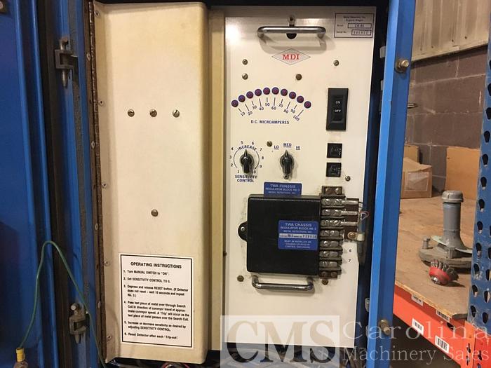 Used MDI CR-85 Whole Log Metal Detector