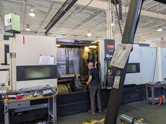 Used 2006 MAZAK MAZAK CYBERTECH TURN 4500M/3000 BIG BORE CNC Lathe