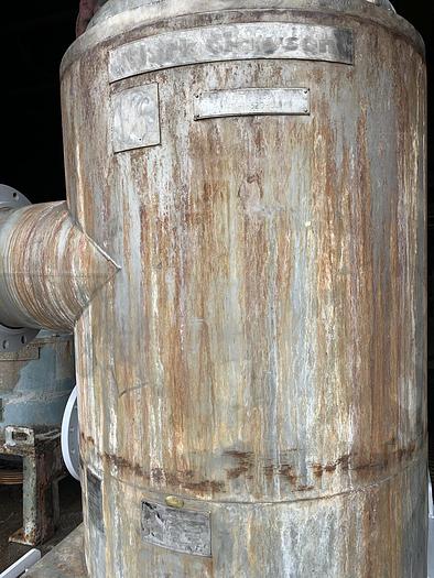 Used BLACK CLAWSON MODEL UV-500 PRESSURE SCREEN S/S 1995 75 HP MOTOR