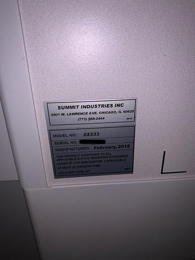 Used Del Med/Summit Rad Room w/ 2019 Rayence DR