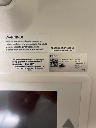 Used C-arm flat panel 2020 Siemens